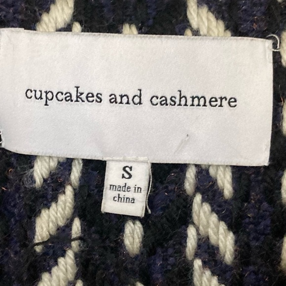 Cupcakes And Cashmere Bev Woven Jacket Tweed Coat Fringe, SMALL - Picture 5 of 7